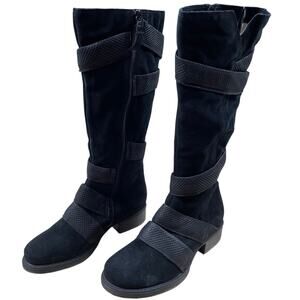 Miz Mooz Women's Noland Knee High Black Suede Boot Sz 36 (US 5.5) New with Flaw